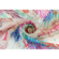 Chiffon di pura seta Fantasia Marina / Coralli