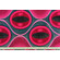 Cotone wax rosa magenta e nero