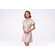 Raso di seta rosa cipria chiaro stretch