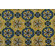Cotone wax blu pavone e giallo senape Cotone wax blu pavone e giallo senape