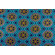 Cotone wax blu scuro e turchese