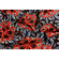 Cotone wax rosso e grigio lavanda